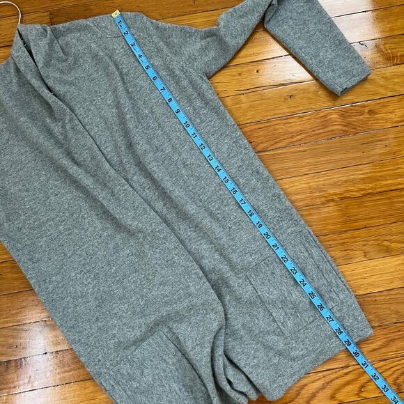 Theory Womens Gray Open Cardigan 100% Cashmere Size S - Picture 14 of 15